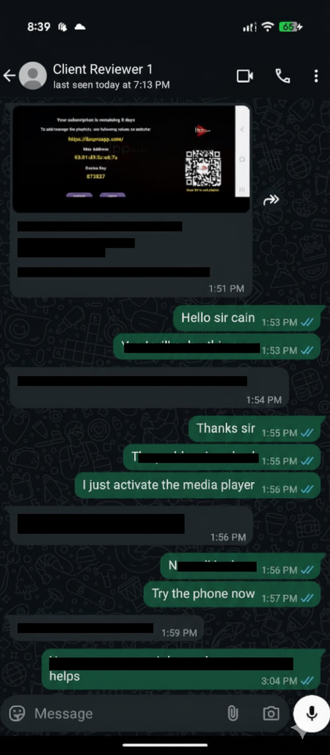 Client review screenshot 5
